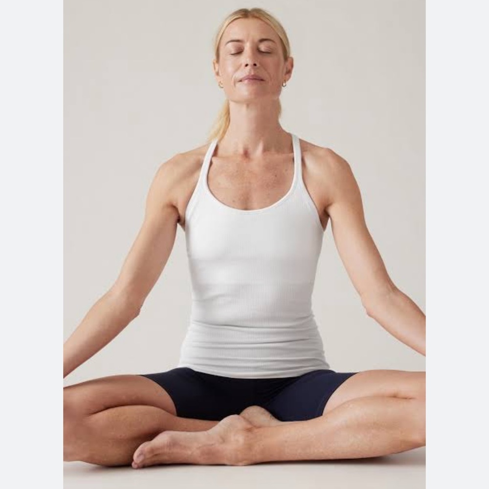 SET OF 2 - Renew ribbed racer back support tops